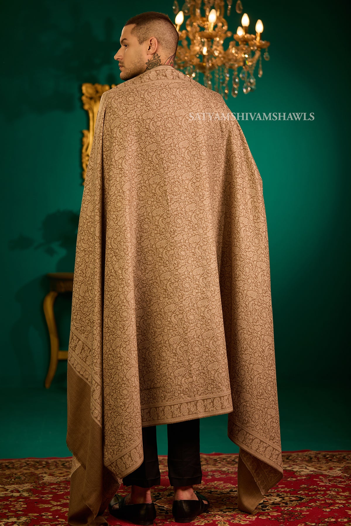 Heritage Jamawar Kani Mens Lohi Big Size