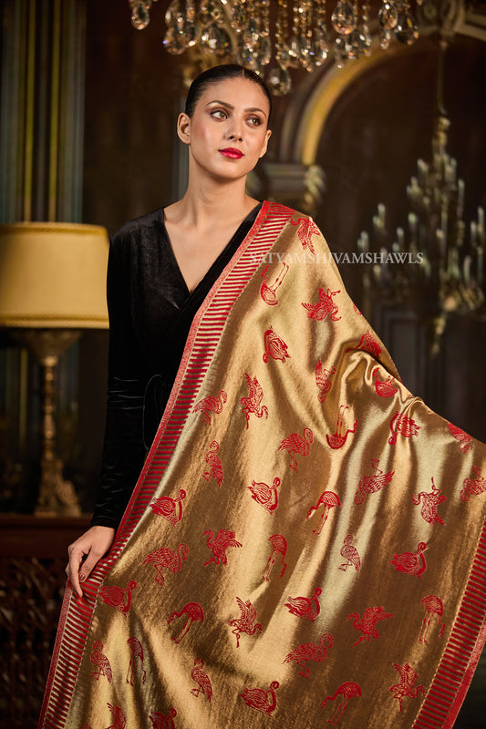 Kashmiri Rhapsody Reversibal Women Stole
