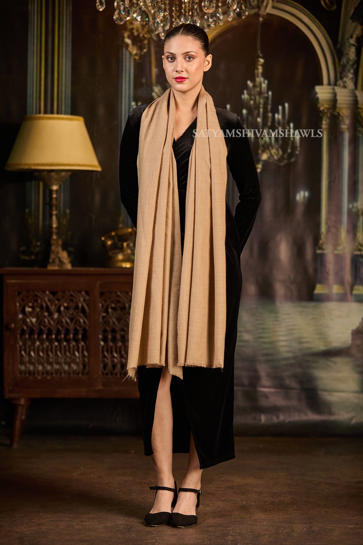 Pure wool palin women Stole