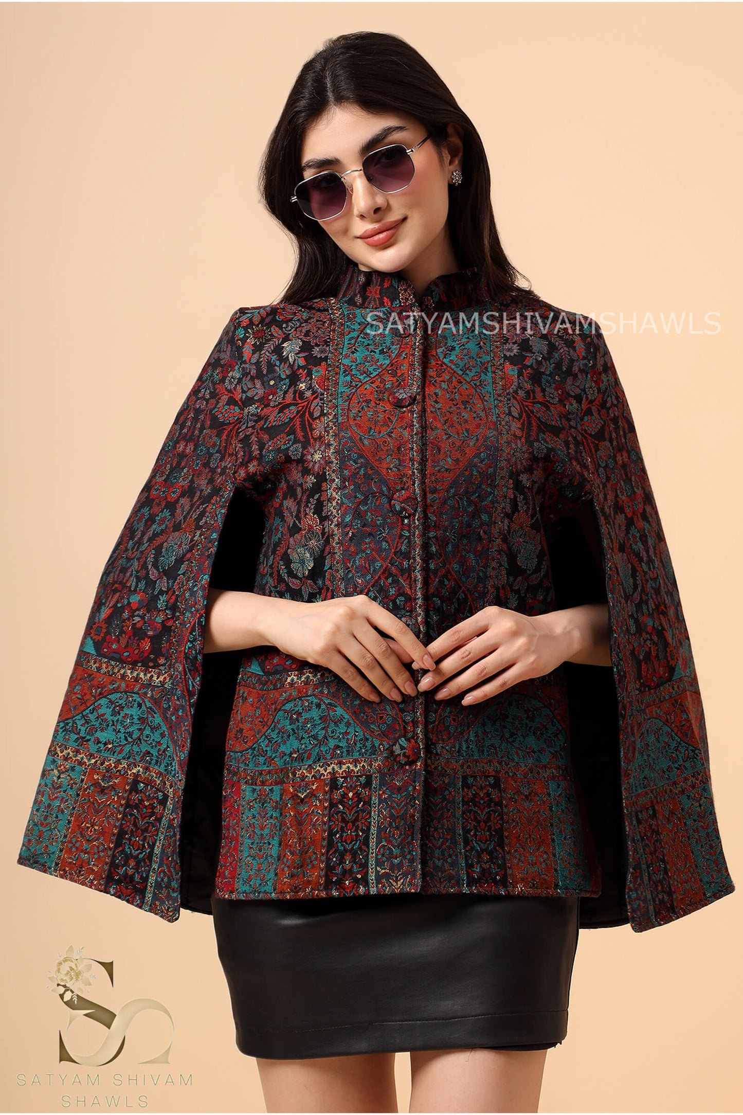 LIFE OF TREE CLASSICAL THEME DESIGN KALAMKANI CAPE ,BLACK