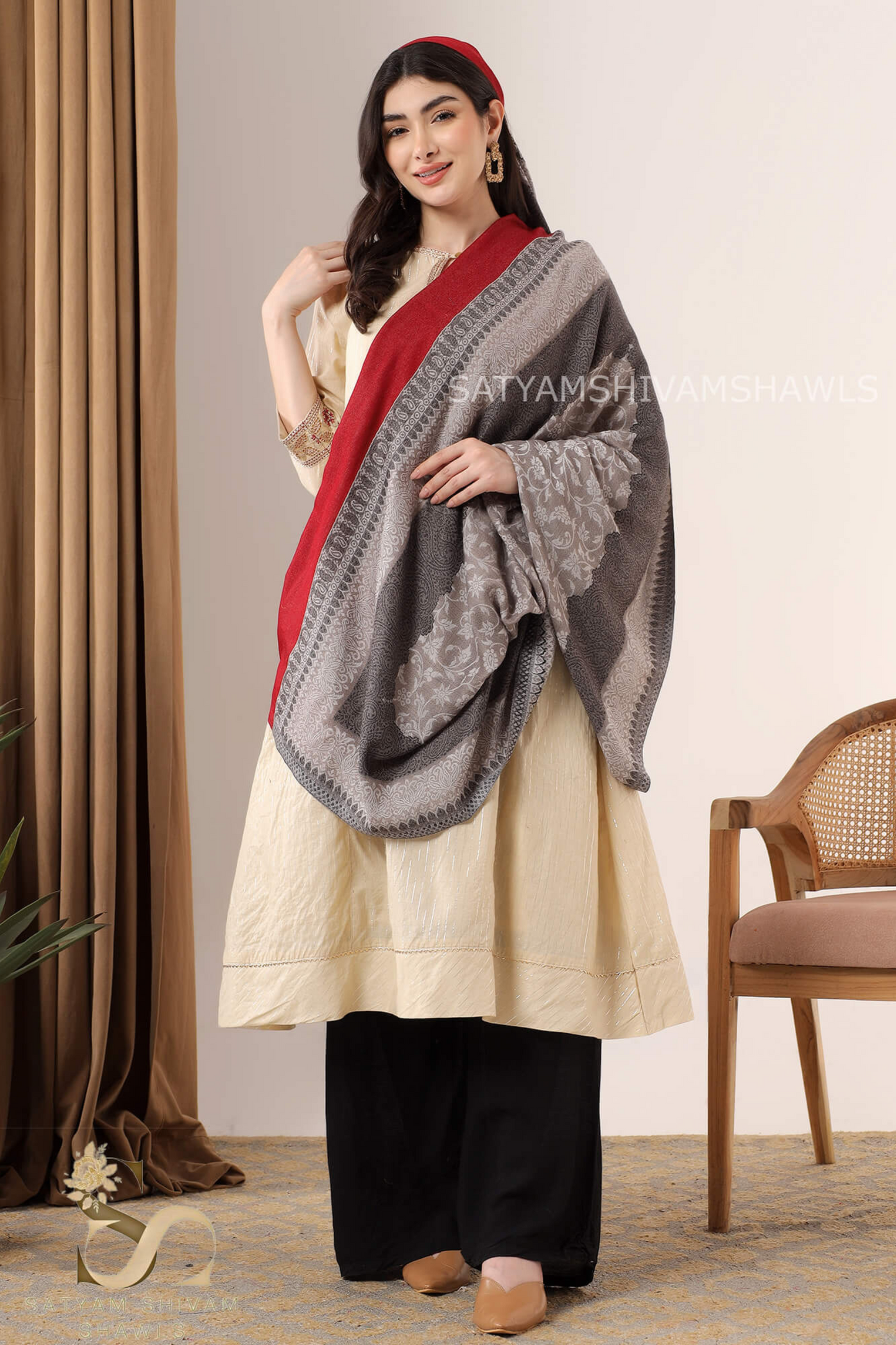 "PURE KANI MASTERPIECE" AUTHENTIC FINE WOOL KANI PASHMINA SHAWL