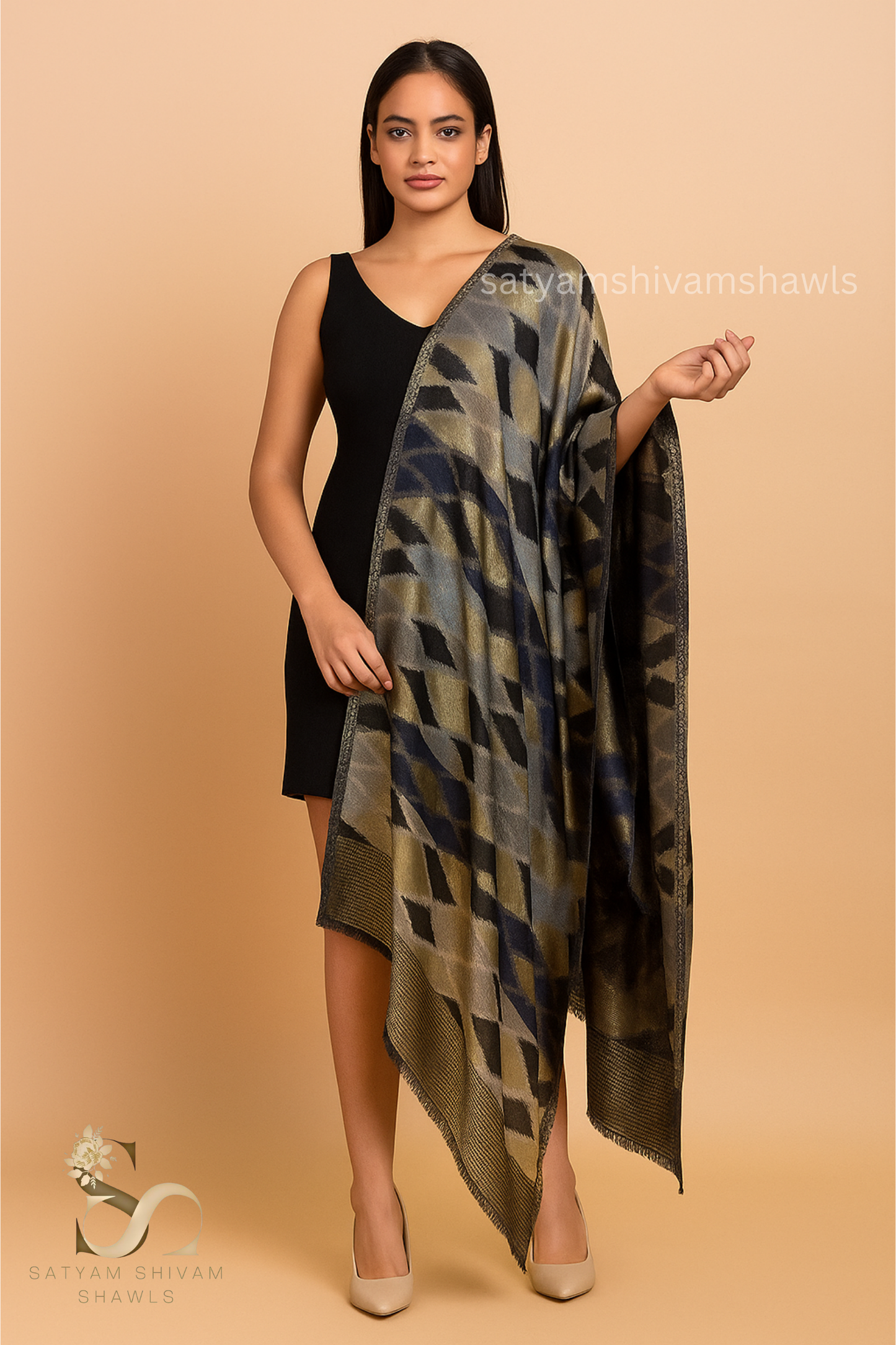 Daydream dual-tone ekat reversible stole