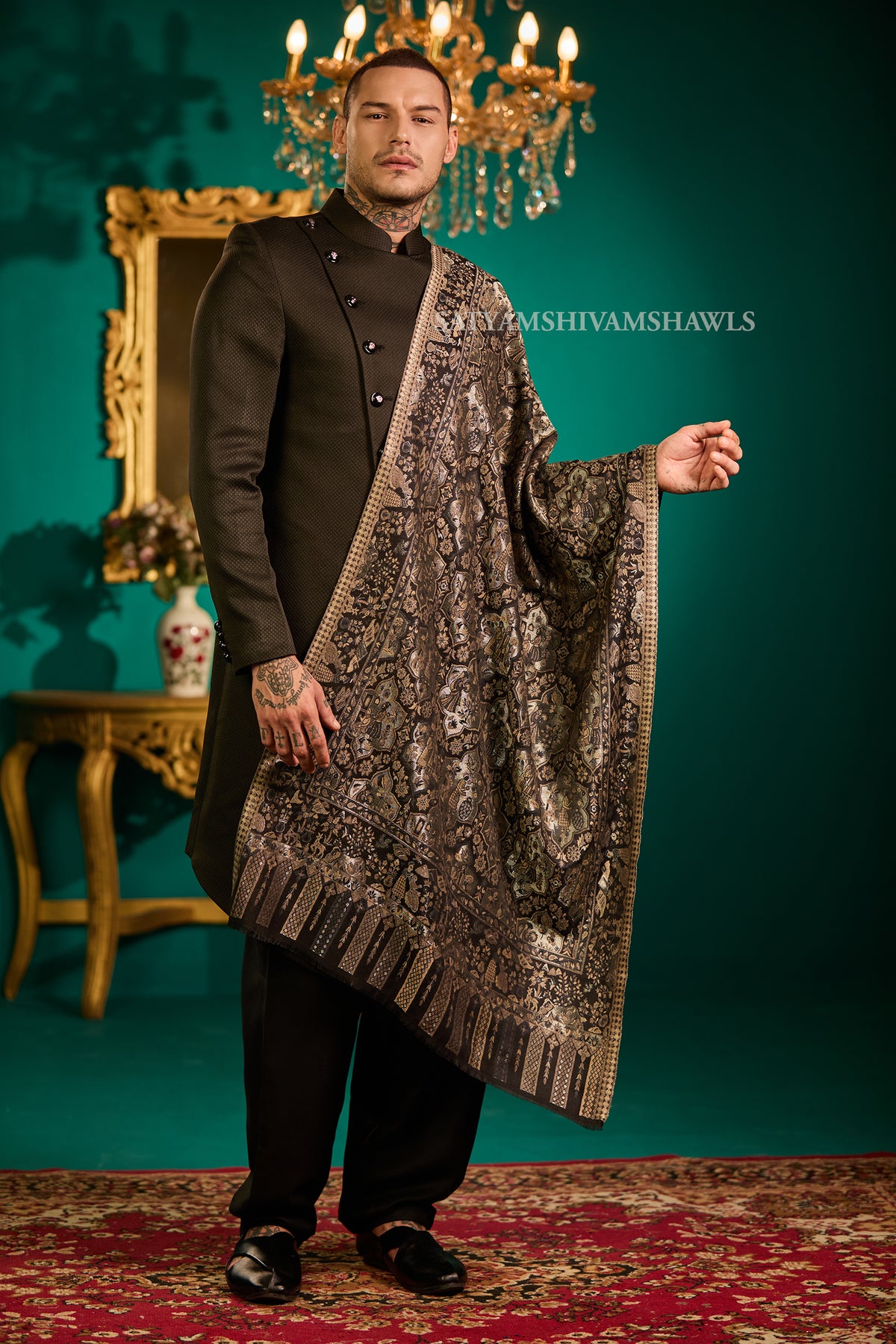 Darbar moonlight kani desingn men stole