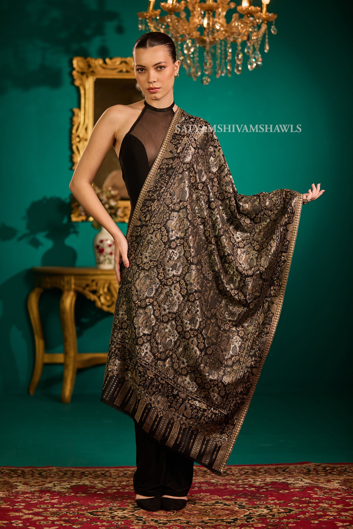 Darbar moonlight kani desingn women stole
