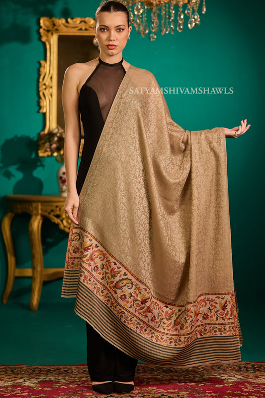 WOMENS EXTRA FINE WOOL SHAWL, WOVEN PALLA, AZTEC DESIGN,WARM AND LIGHT WEIGHT