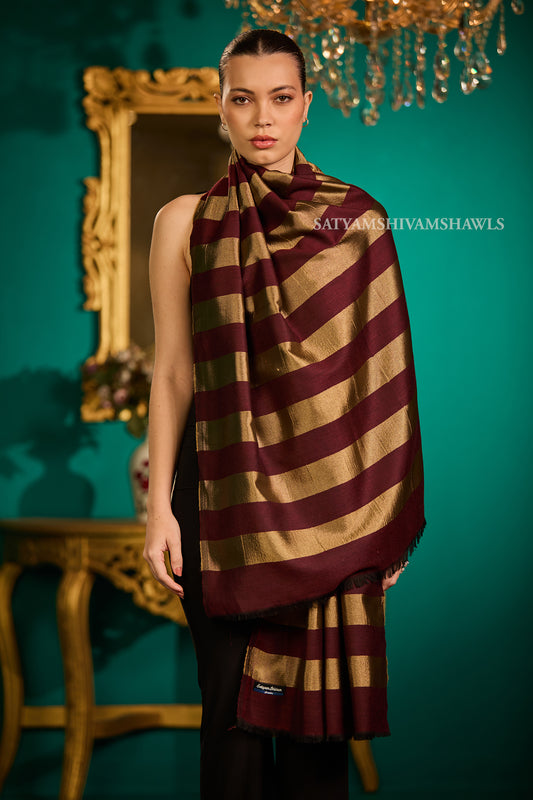 Twilight moonlight stripes reversible  stole