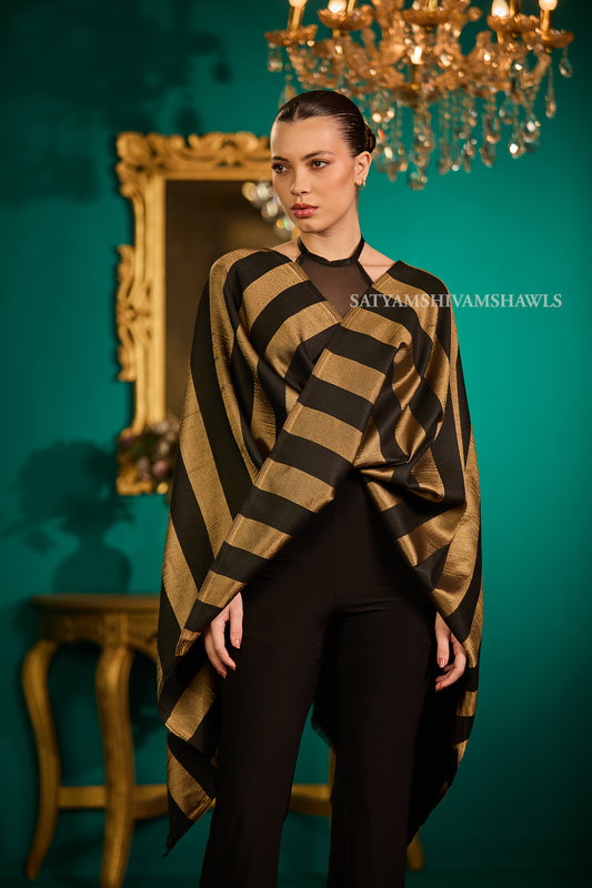 Twilight moonlight stripes reversible  stole