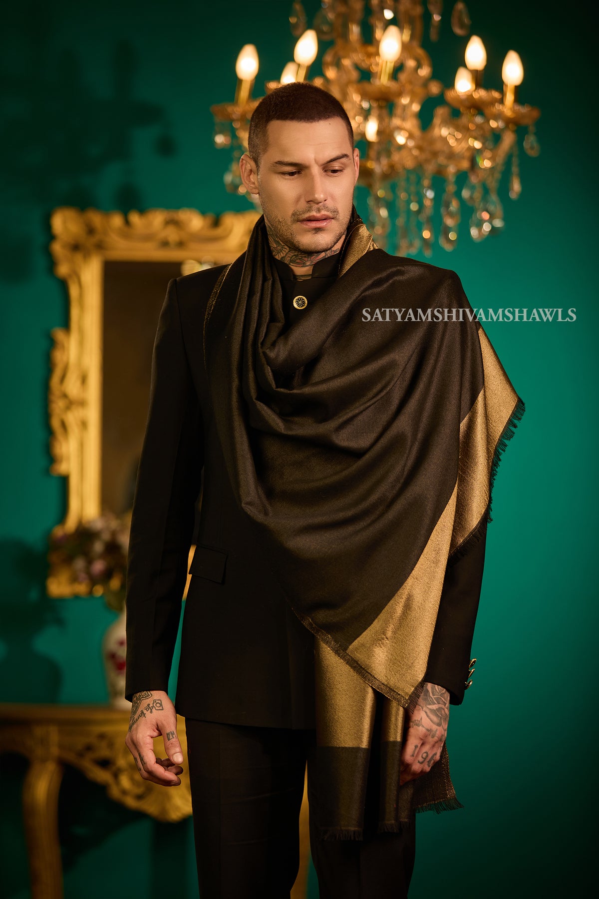 Moonlight Royal Elegance Reversible Men Stole
