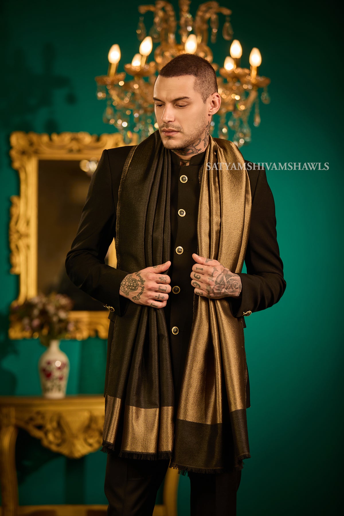 Moonlight Royal Elegance Reversible Men Stole