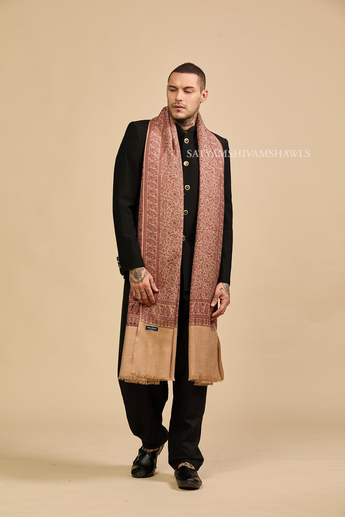 Heritage Jamawar Kani Mens Lohi Big Size