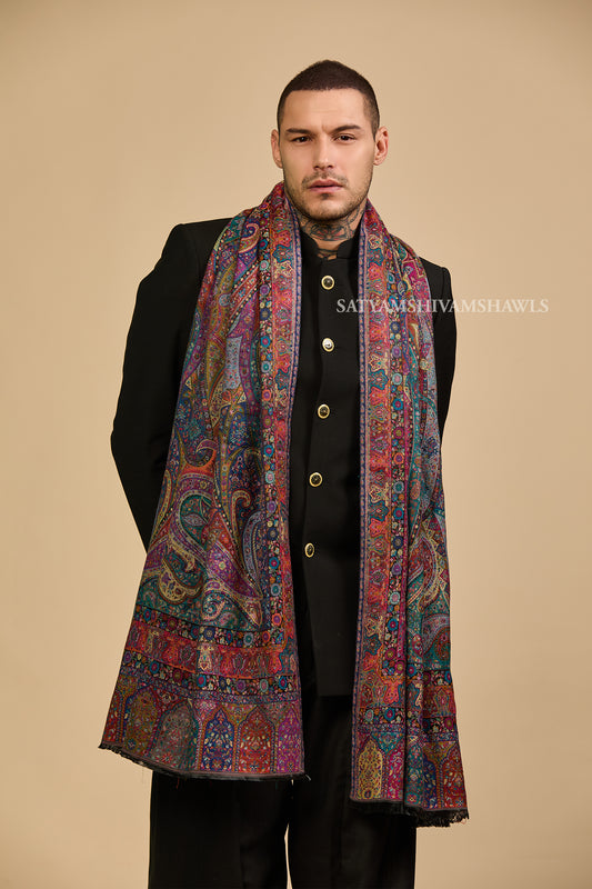 Royal haritage paisley design Men shawl