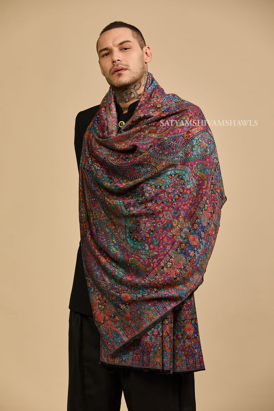 Royal haritage paisley design Men shawl