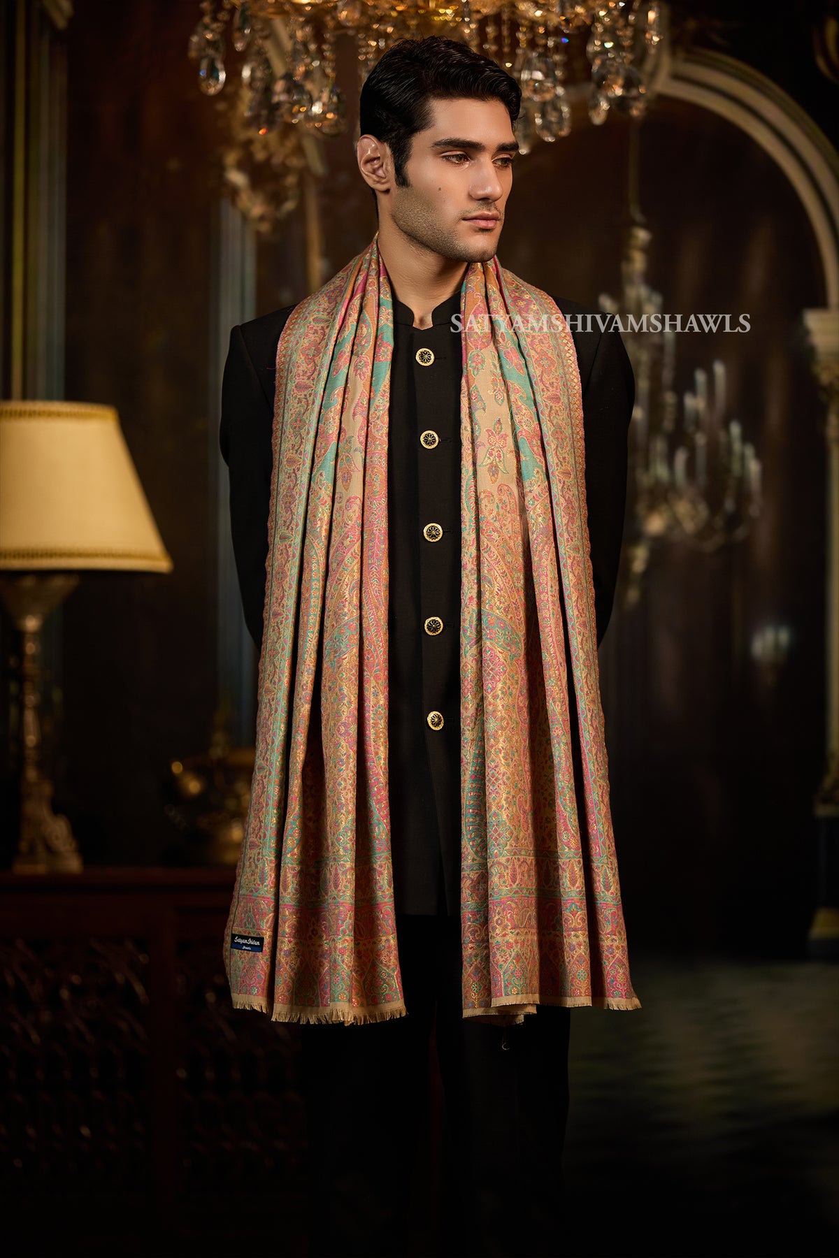 Moonlight Kaleidoscope Kani Men Stole
