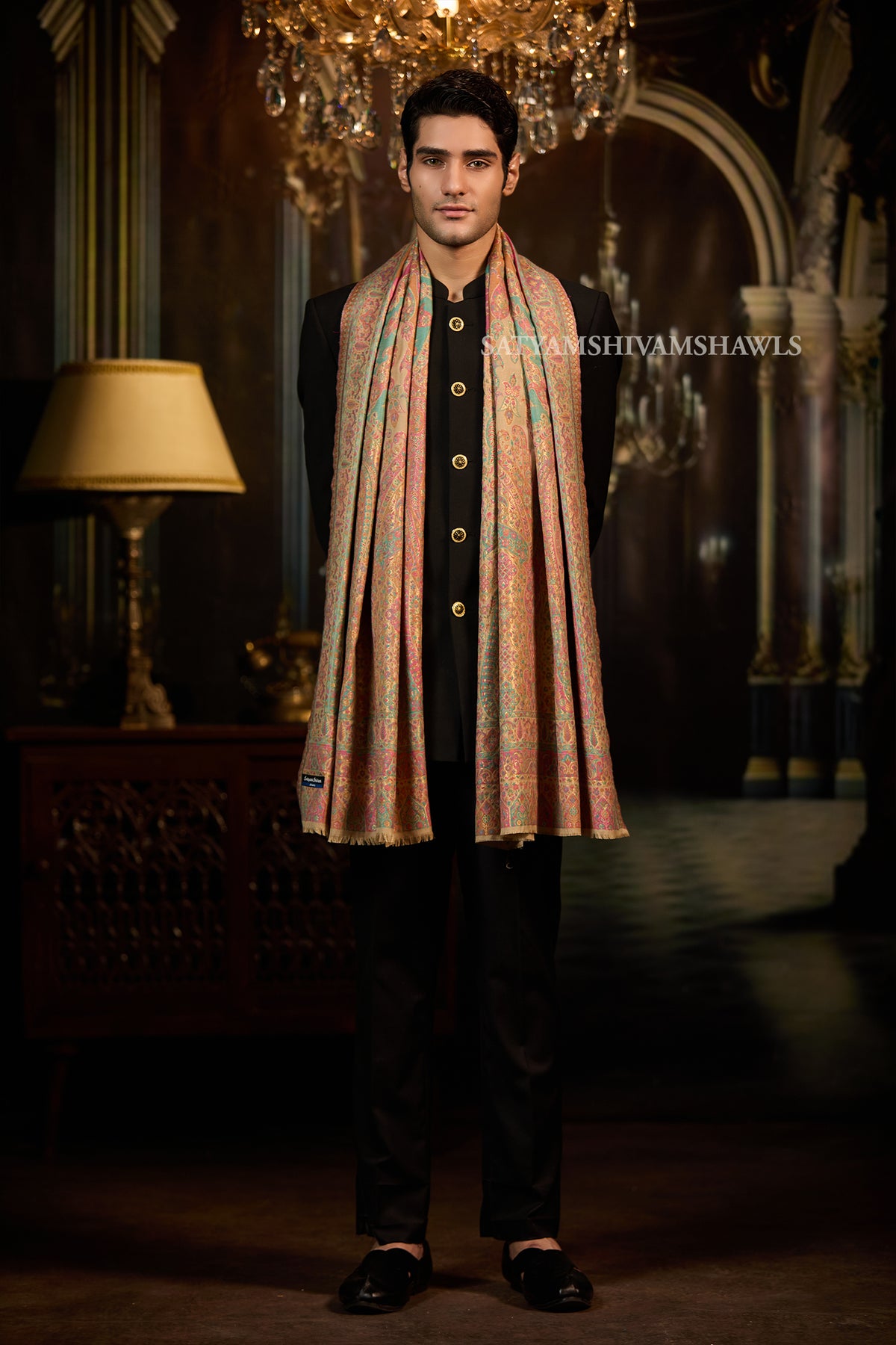Moonlight Kaleidoscope Kani Men Stole