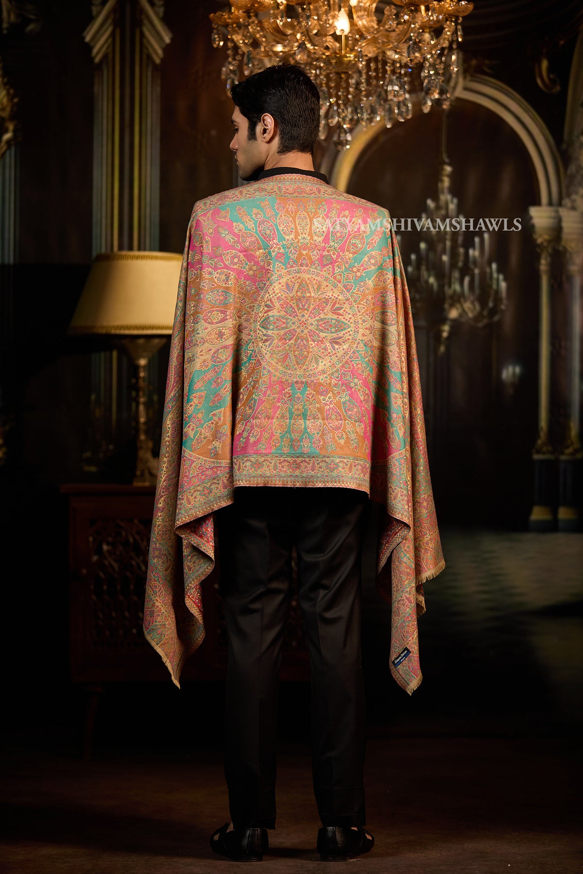 Moonlight Kaleidoscope Kani Men Stole