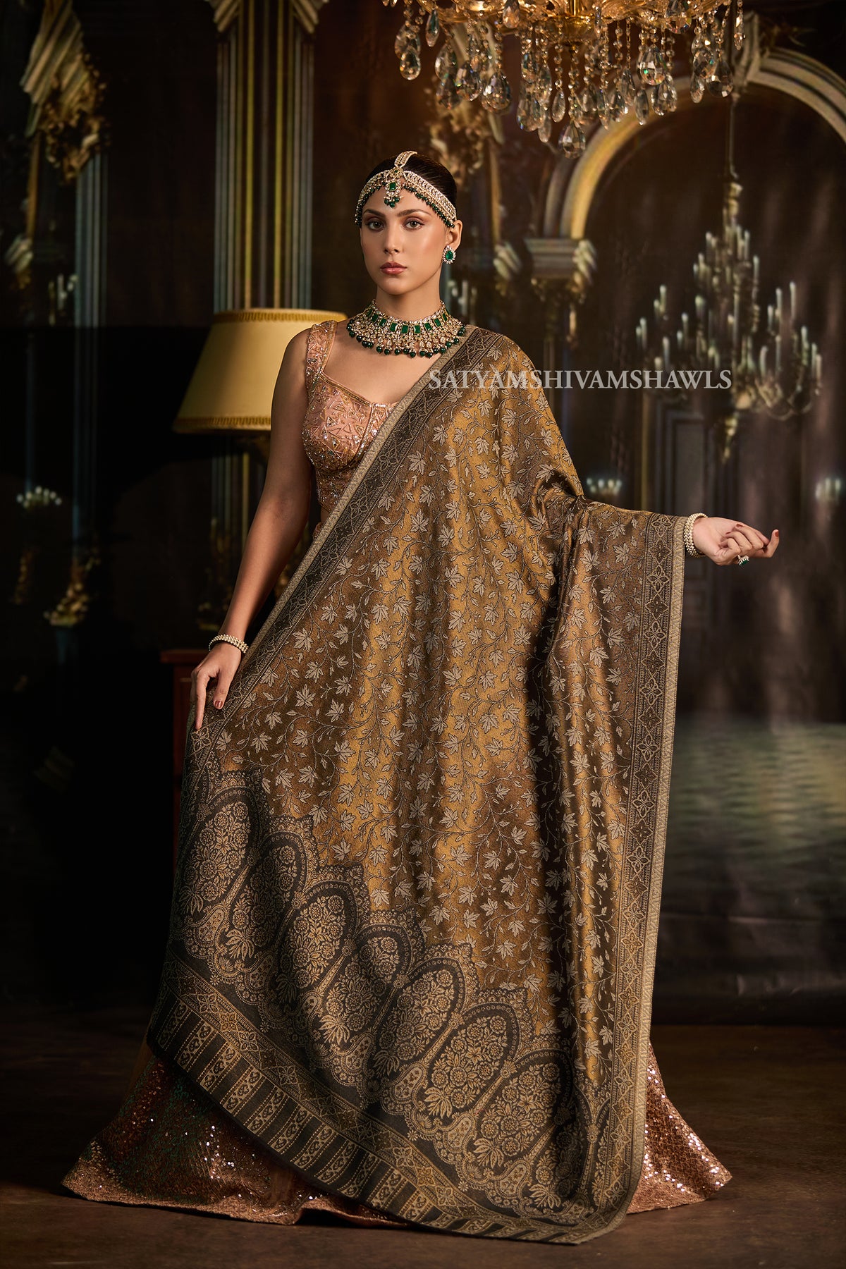Noor-e- zari moonlight  women shawl