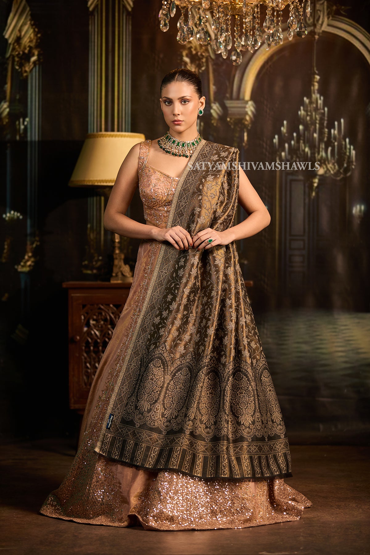 Noor-e- zari moonlight  women shawl