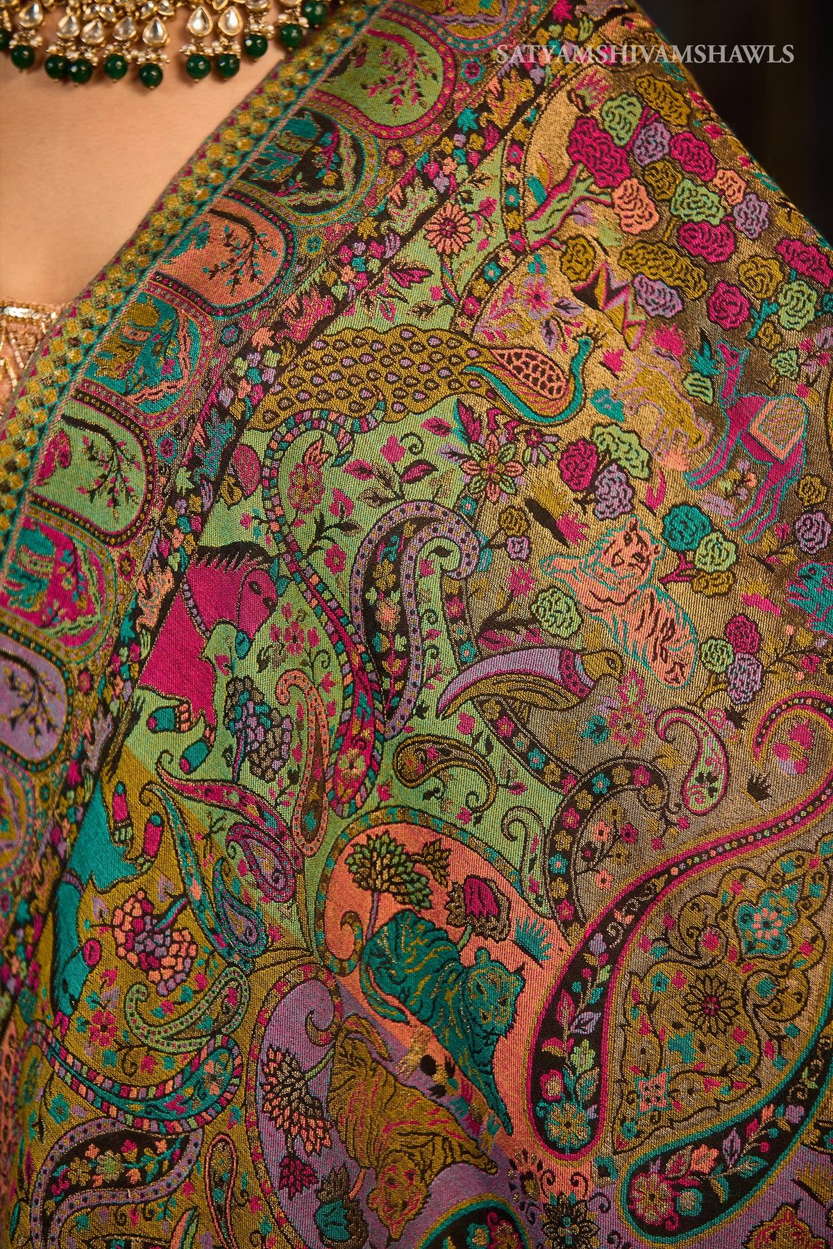 Moonlight Kaleidoscope Kani Stole