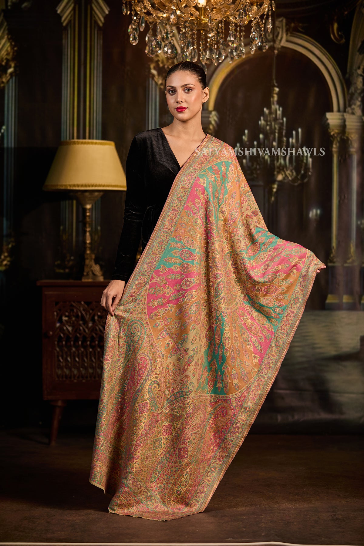 Moonlight Kaleidoscope Kani Stole