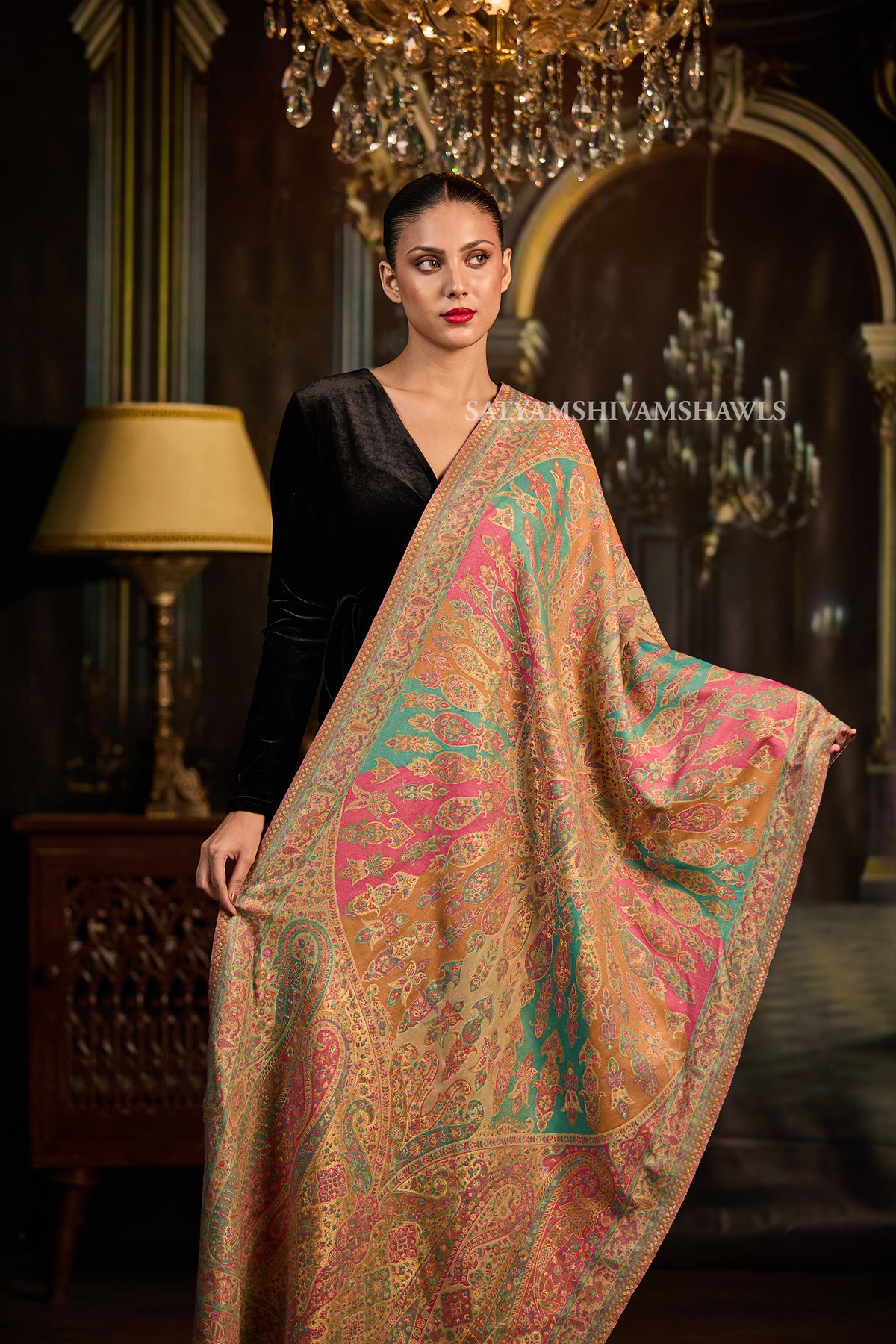 Moonlight Kaleidoscope Kani Stole