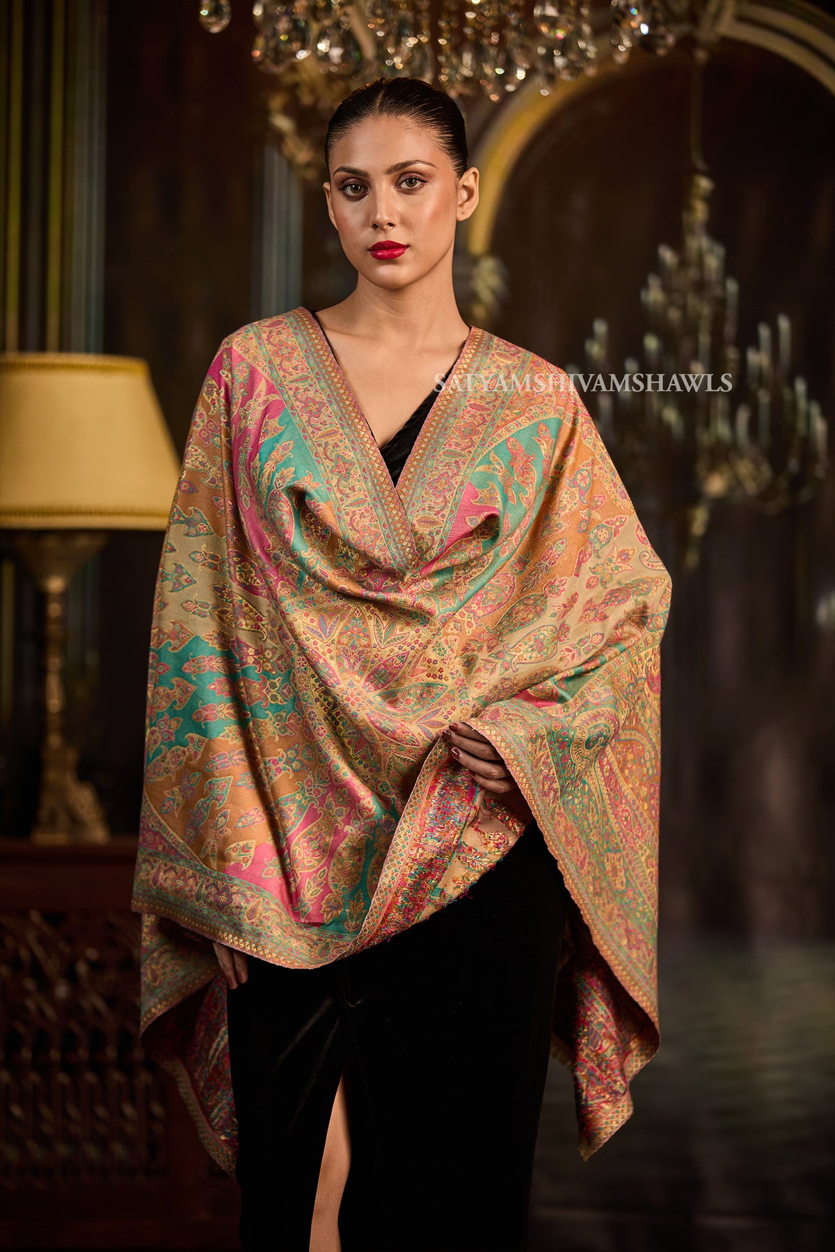 Moonlight Kaleidoscope Kani Stole