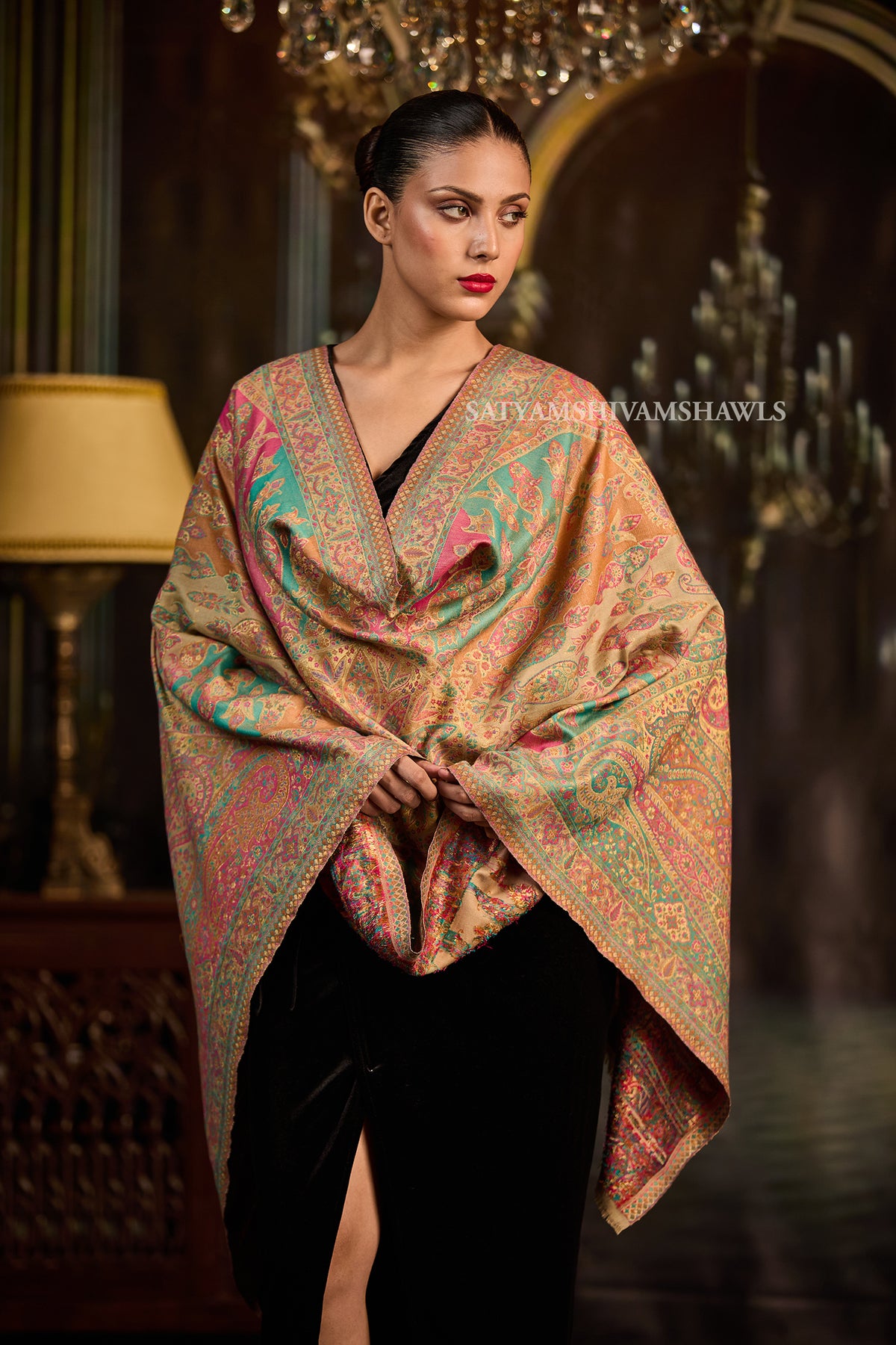Moonlight Kaleidoscope Kani Stole