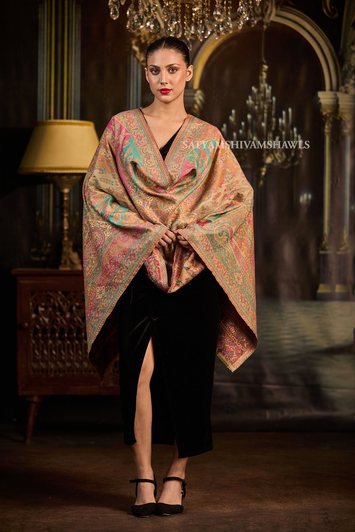 Moonlight Kaleidoscope Kani Stole