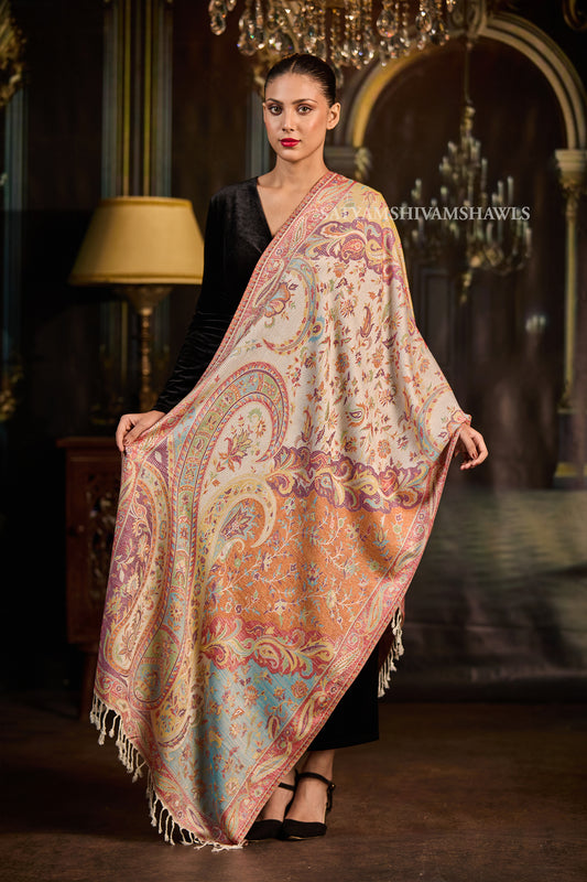 Gul-e-Noor Jamawar Womem Stole
