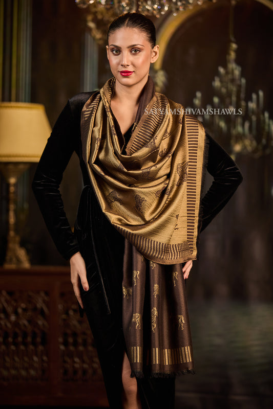 Moonlight Royal Horse Women Stole