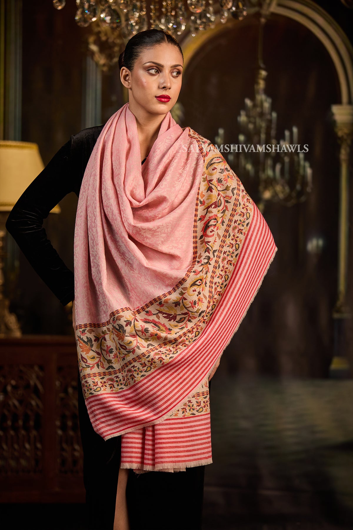 Gul-e-Meher – Handcrafted Heritage Shawl