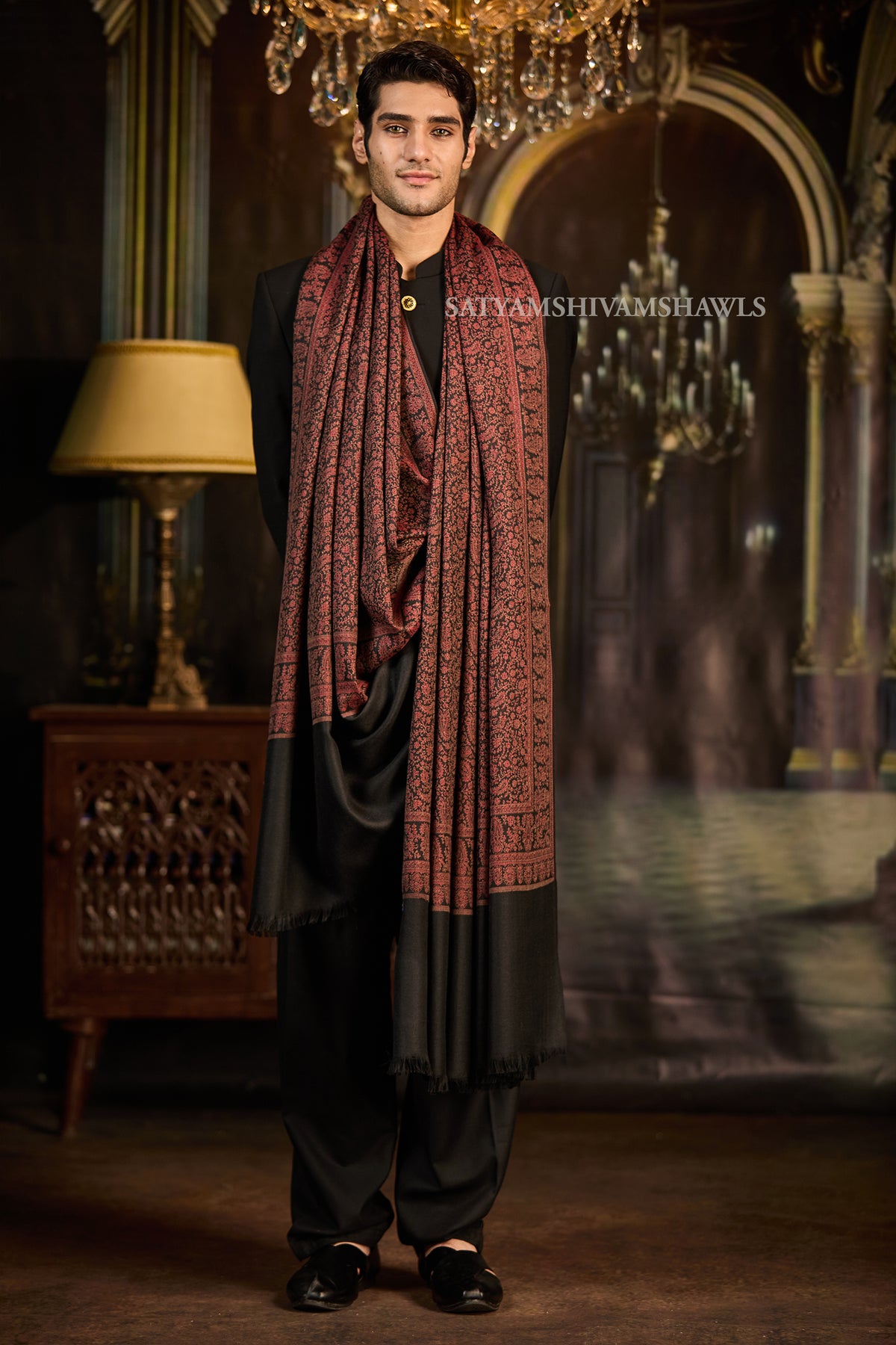 Heritage Jamawar Kani Mens Lohi Big Size