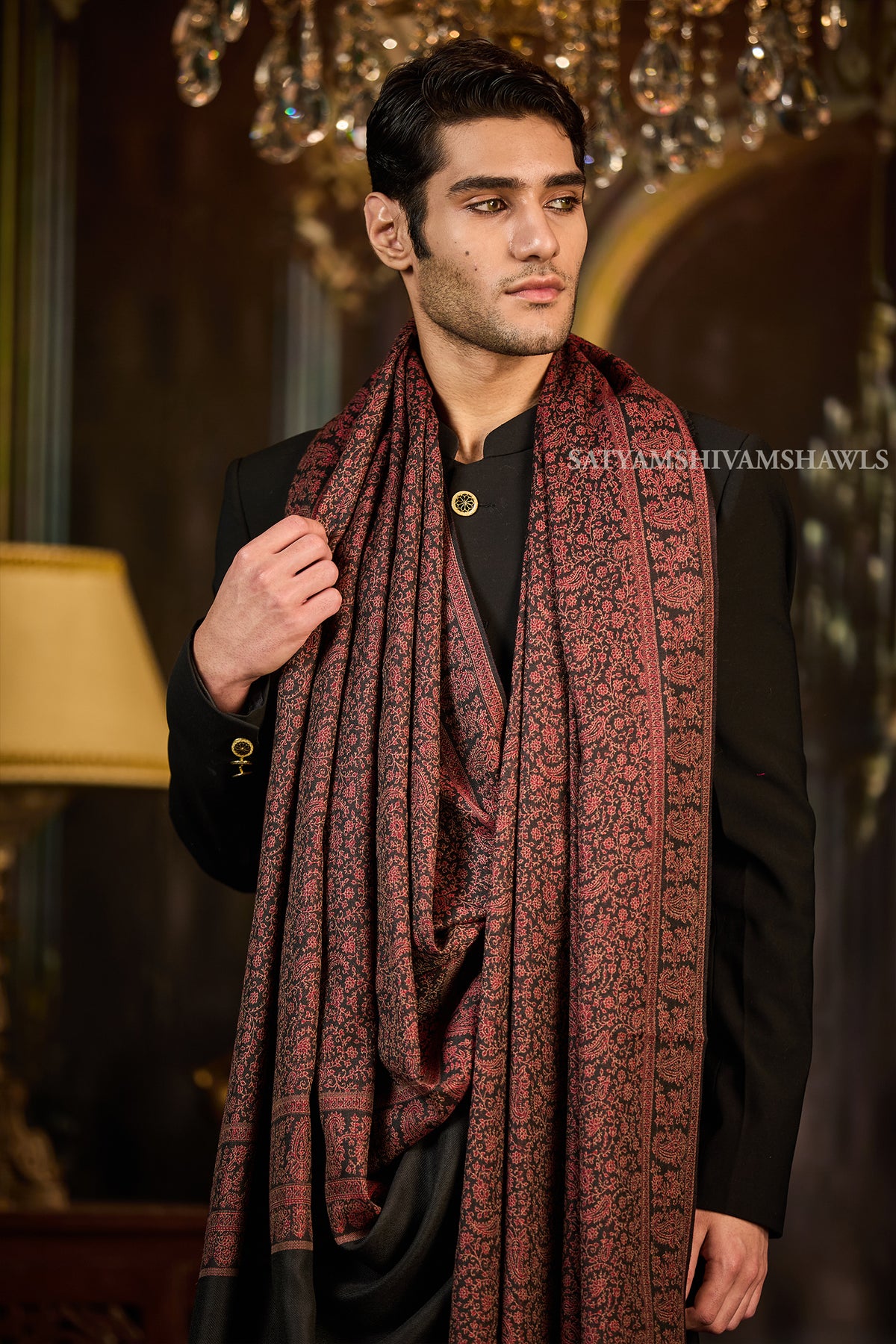 Heritage Jamawar Kani Mens Lohi Big Size