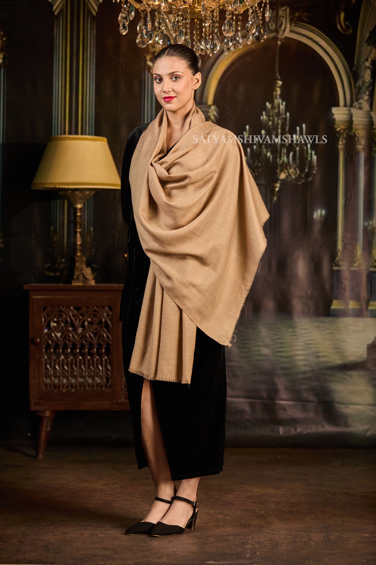 Pure wool palin women Stole