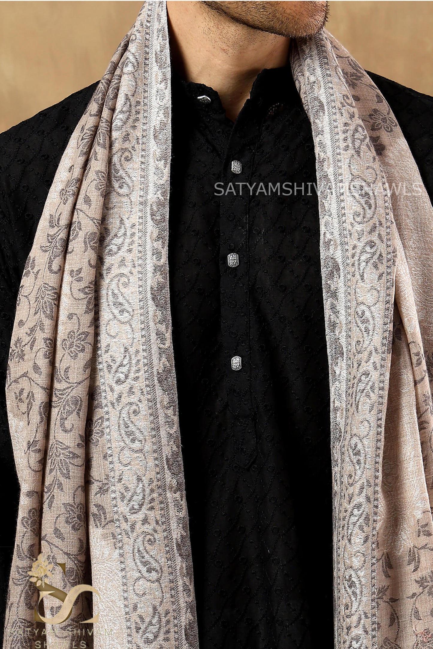TURKISH SELF KANI WOVEN DESIGN,STOLE,SKIN,&MENS