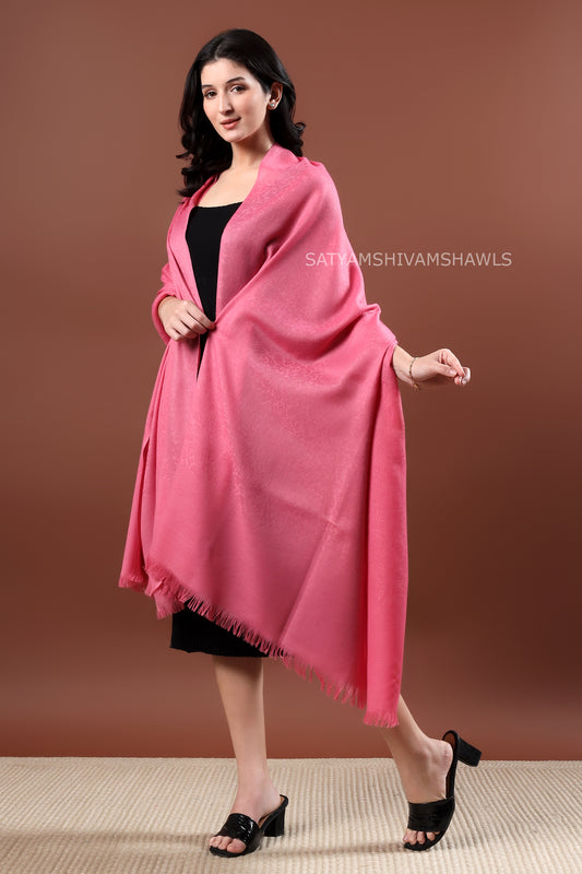 womens pure wool self design shawl,light weight and soft