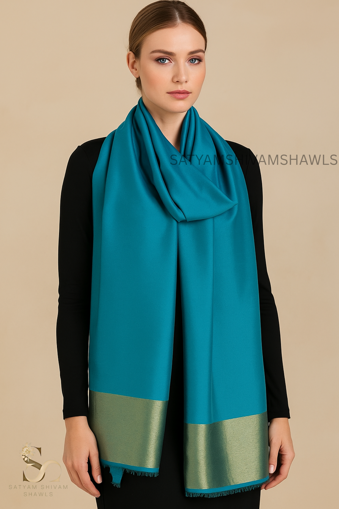moonlight zari reversible shawl,