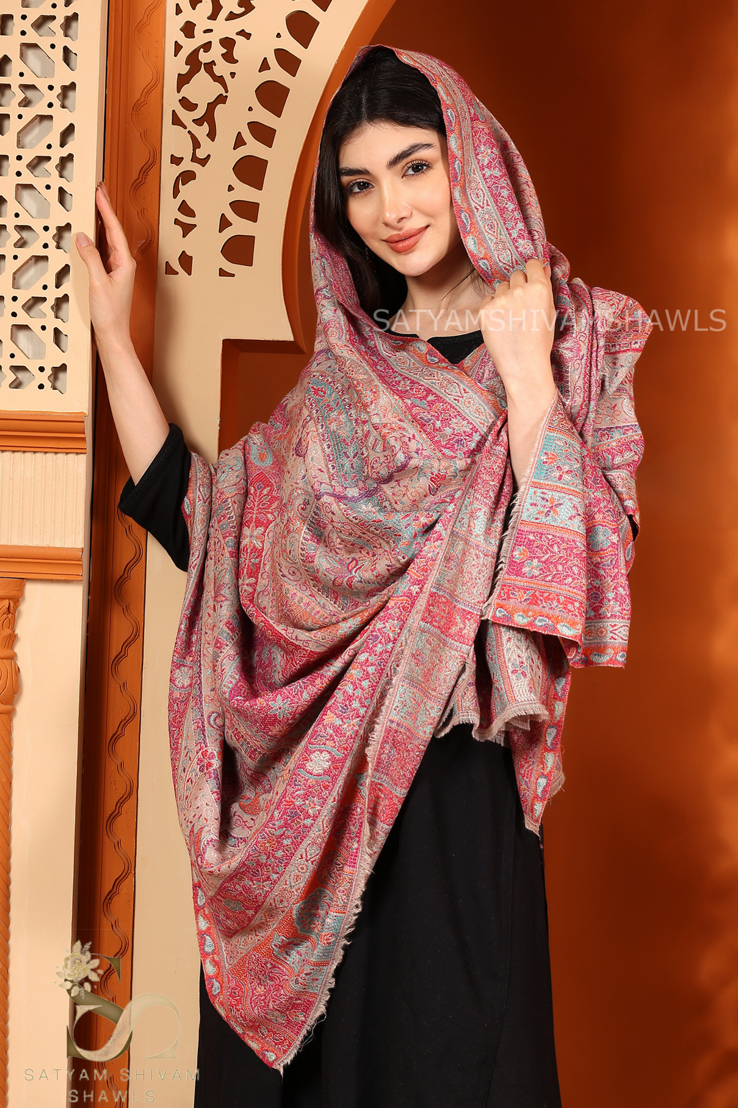 TURKISH PAISELY FINE WOOL PASHMINA JAMAWAR KANI SHAWLS