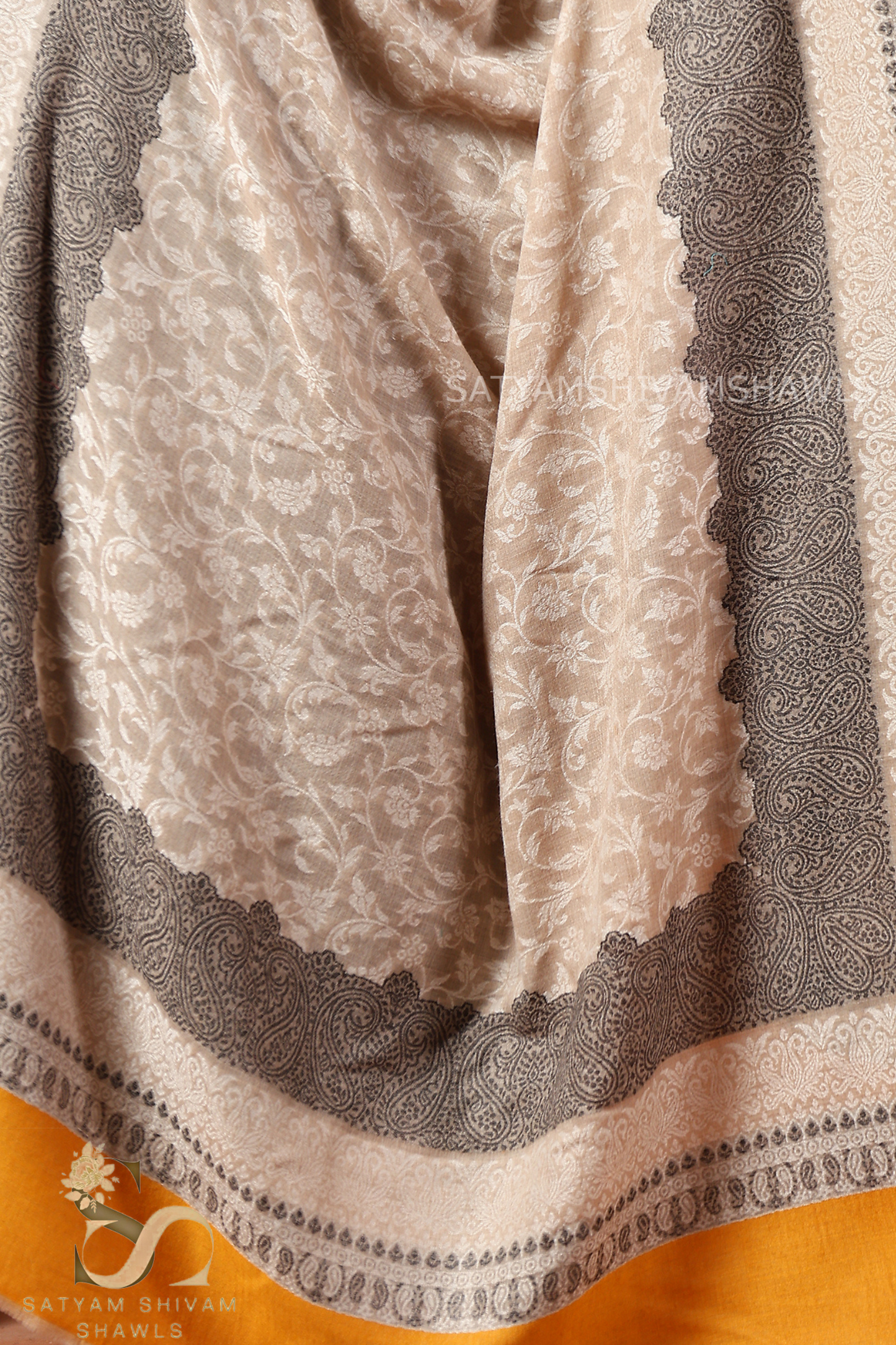 "PURE KANI MASTERPIECE" AUTHENTIC FINE WOOL KANI PASHMINA SHAWL