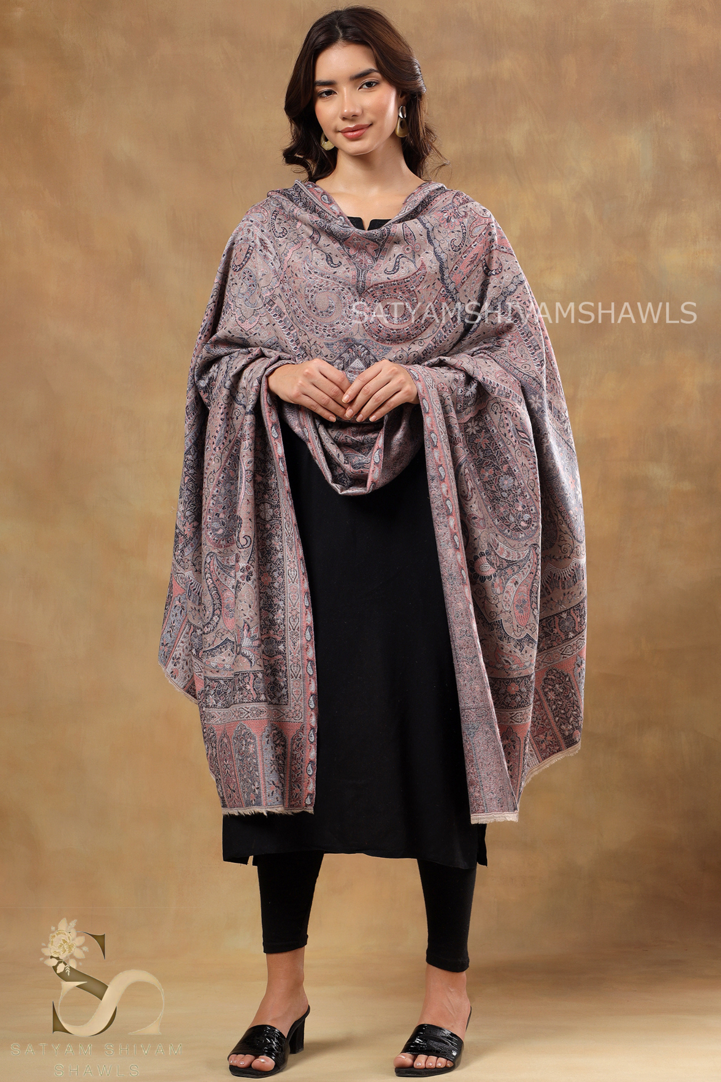 TURKISH PAISELY FINE WOOL PASHMINA JAMAWAR KANI SHAWLS,VERY LIGHT WEIGHT AND WARM
