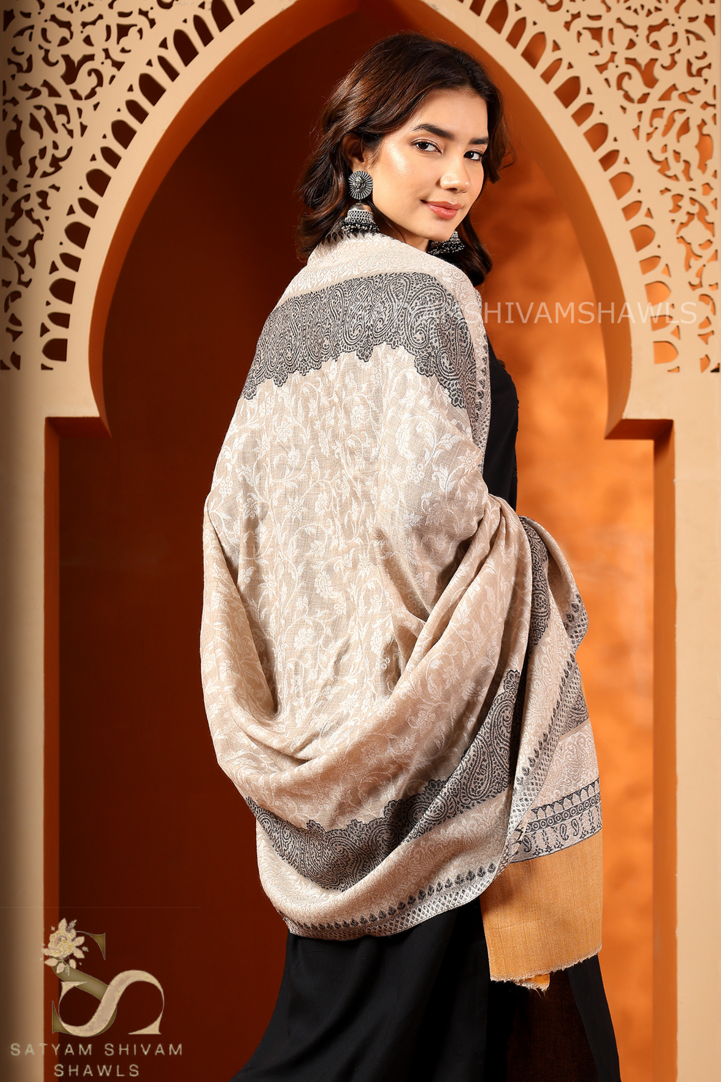"PURE KANI MASTERPIECE" AUTHENTIC FINE WOOL KANI PASHMINA SHAWL