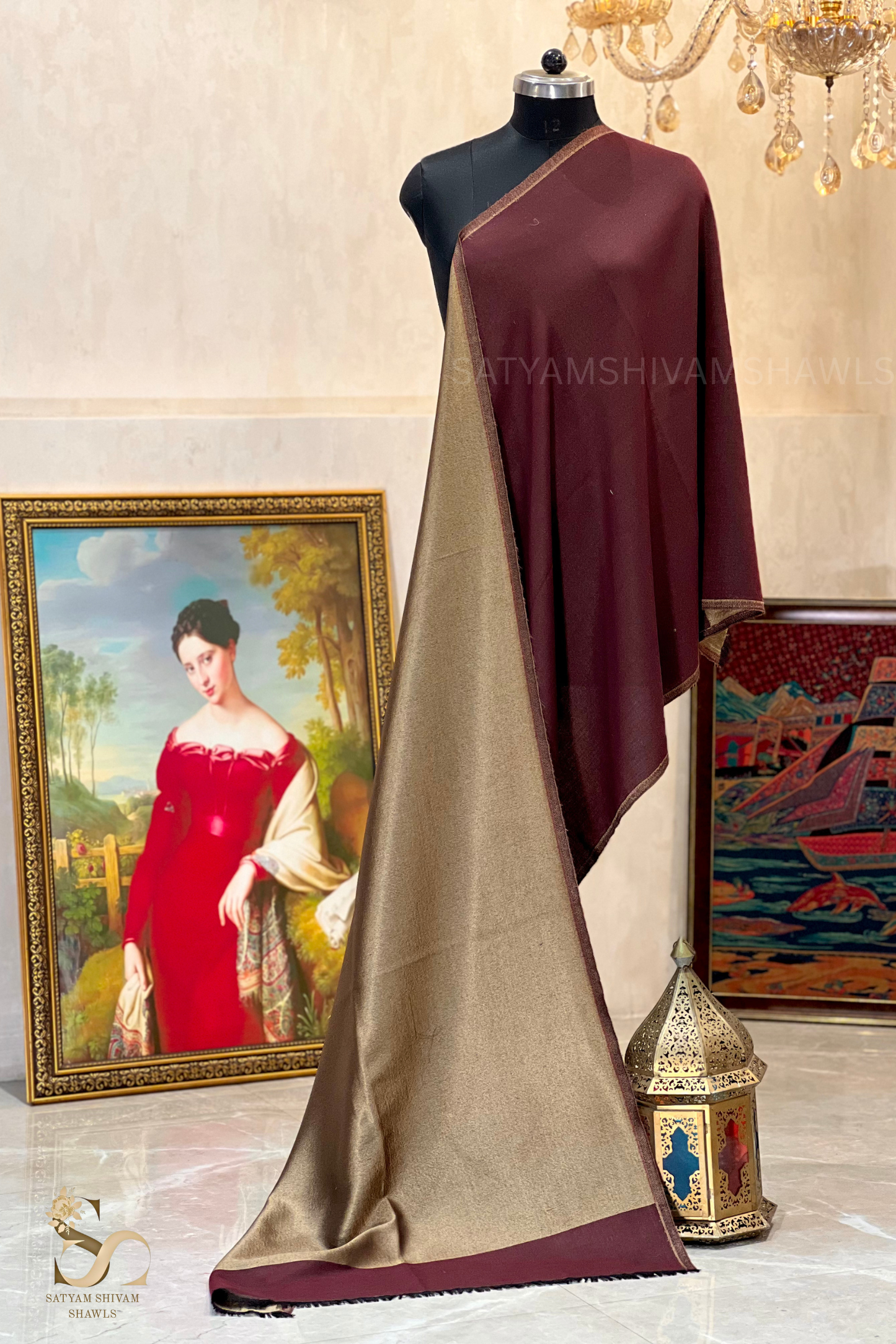 Twilight moonlight reversible stole