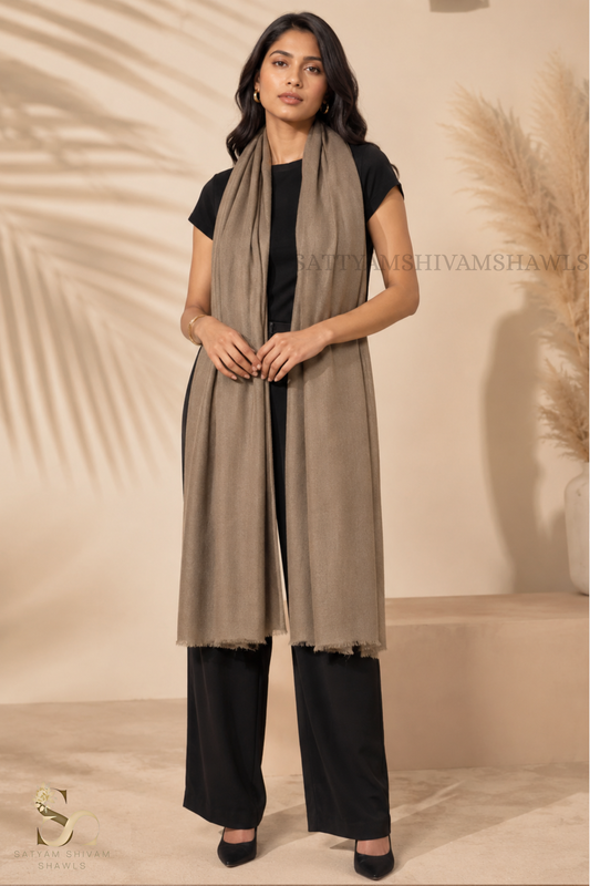 WOMENS PURE WOOL SHAWL ,SOLID PLAIN DESIGN,