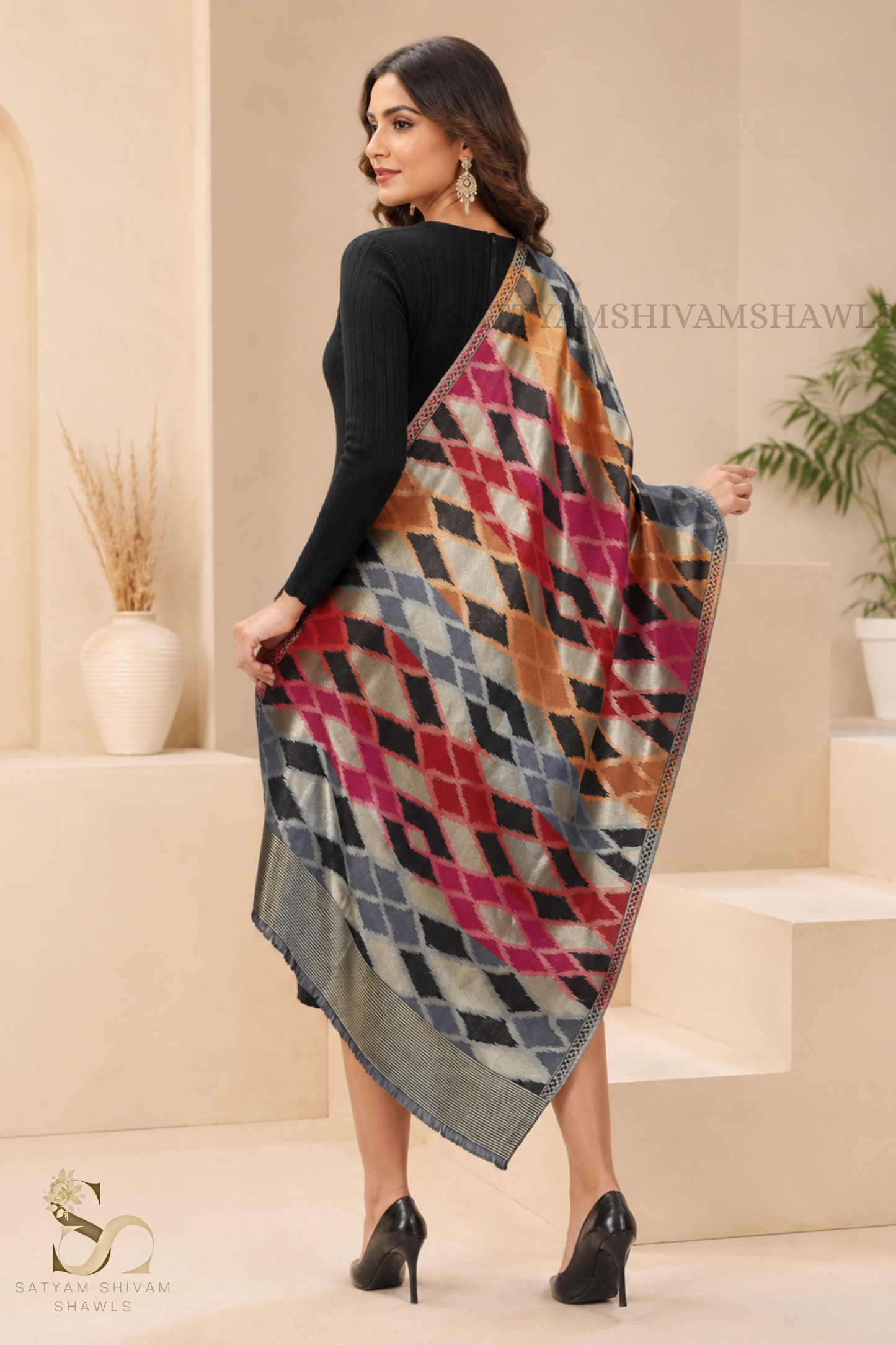 Daydream dual-tone ekat stole