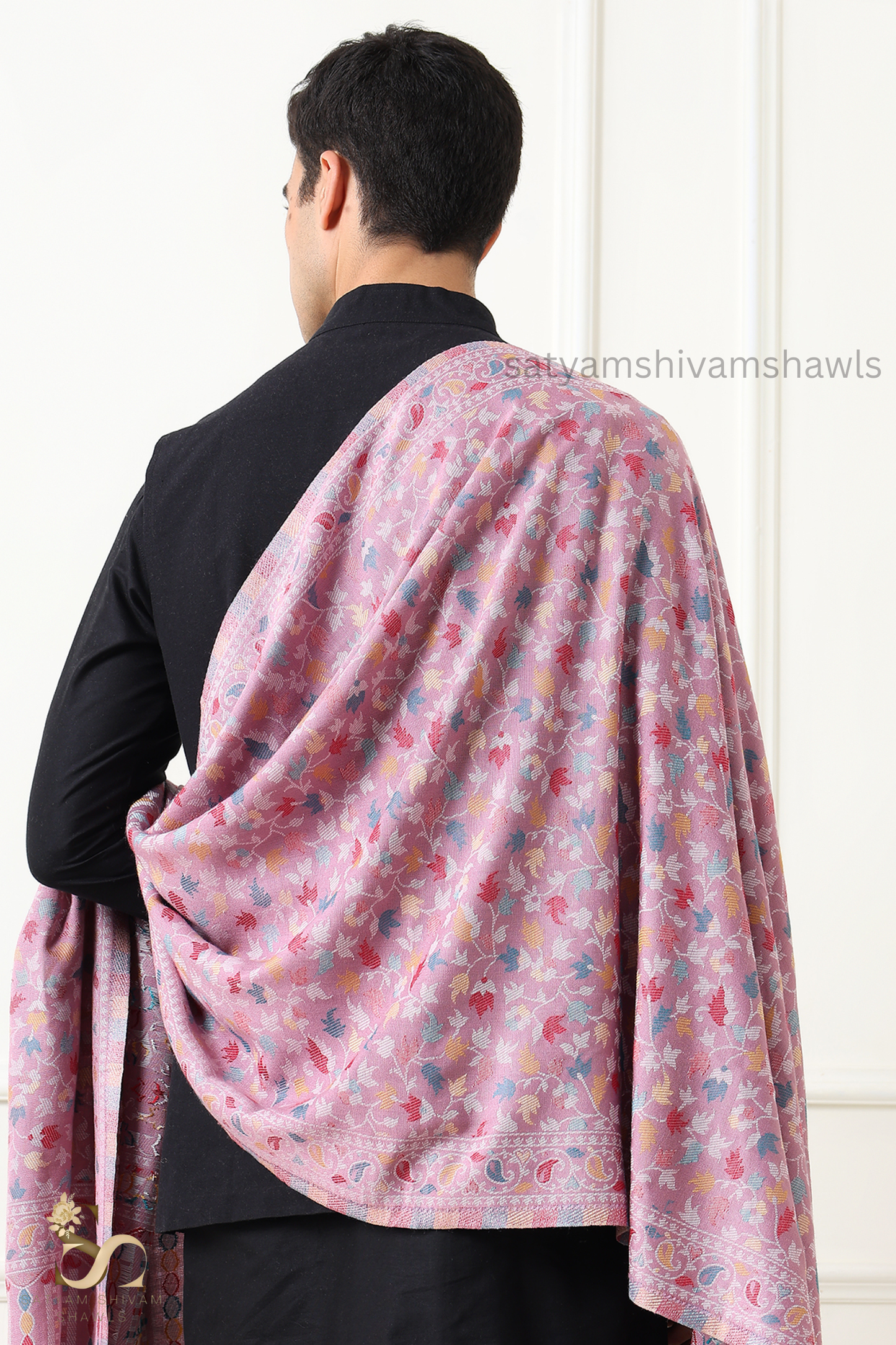 noor-e-kani multi pure wool stole,