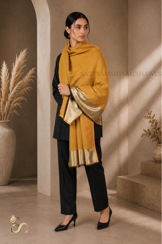 moonlight zari reversible stole, black