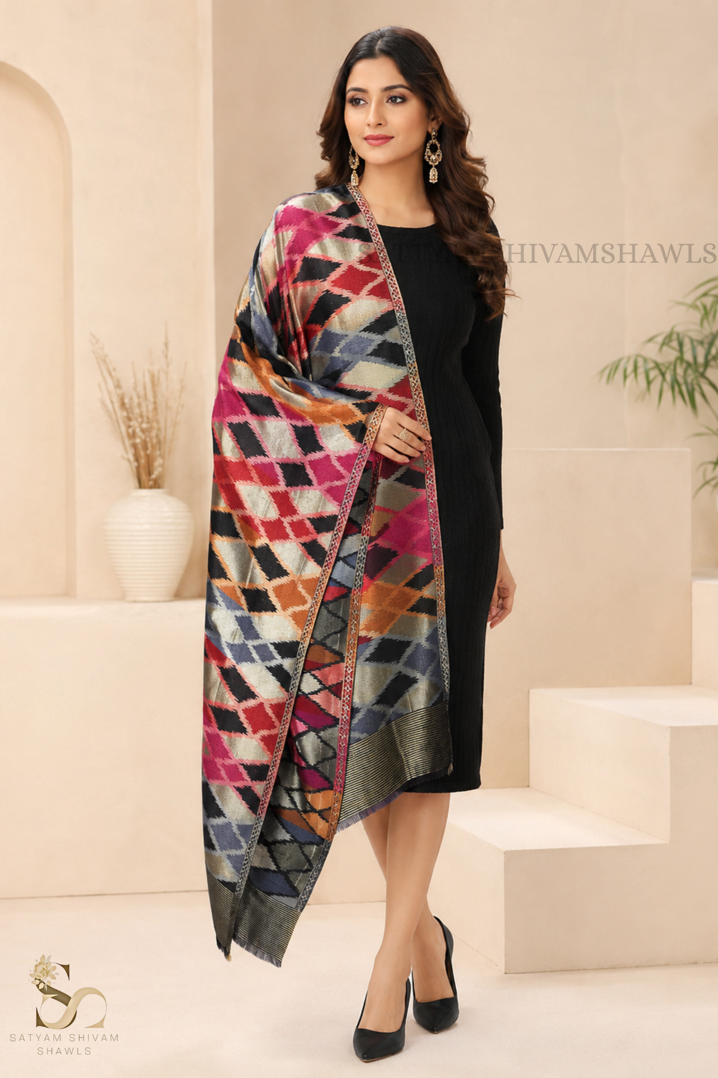 Daydream dual-tone ekat stole