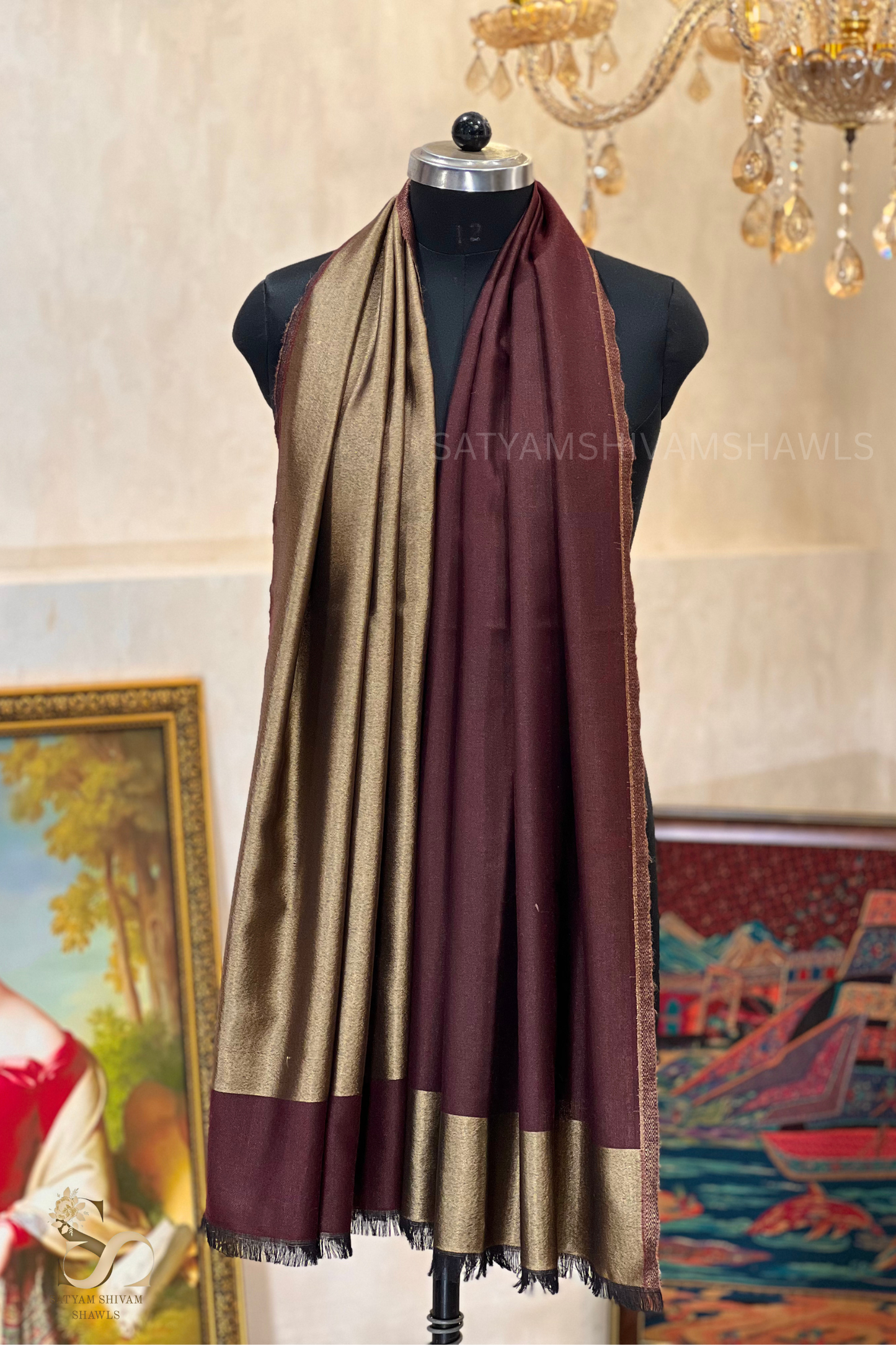 Twilight moonlight reversible stole