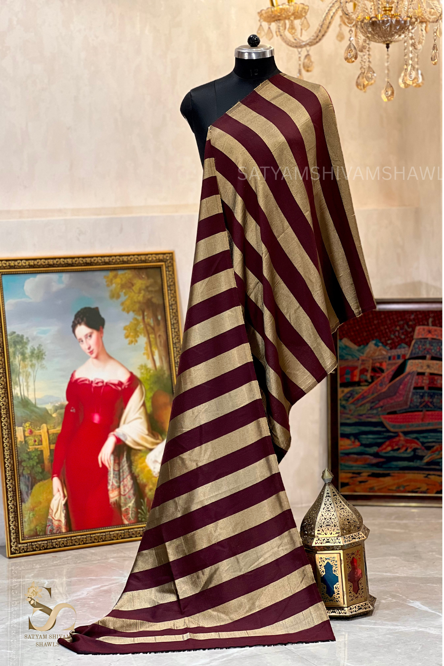 Twilight moonlight reversible  stole