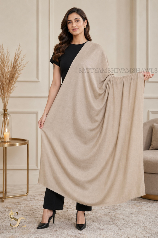 WOMENS PURE WOOL SHAWL ,SOLID PLAIN DESIGN,,LIGHT