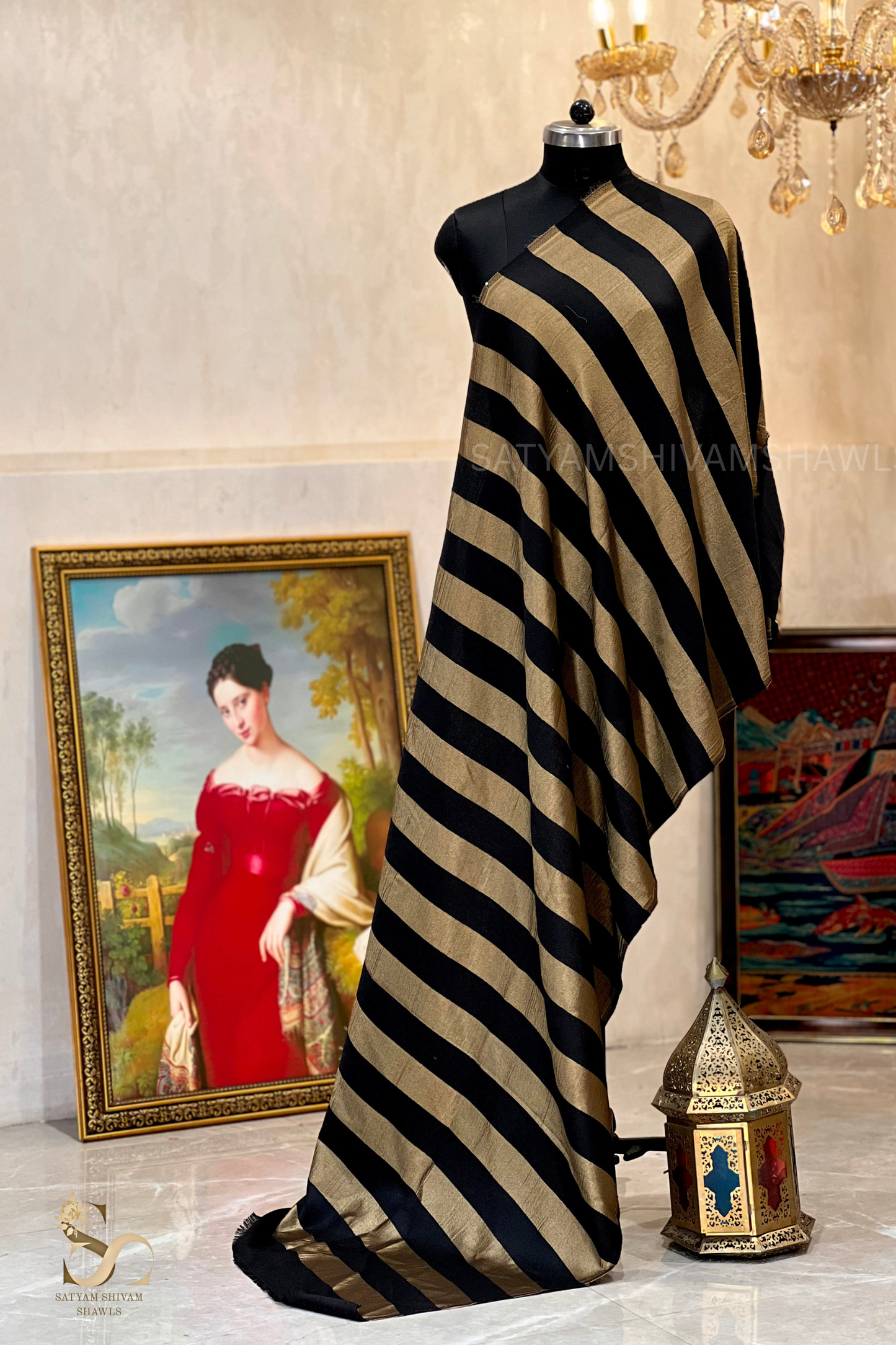 Twilight moonlight reversible  stole